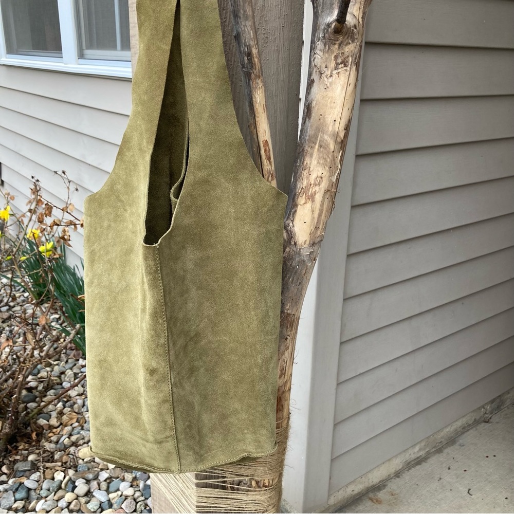 Sundance Soho Slouch Suede Hobo Tote Bag